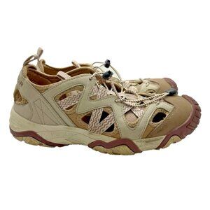 Zeroxposur Women’s Umpqua River Sandal Brown Tan Burgundy Sz 8.5M ZXF900020